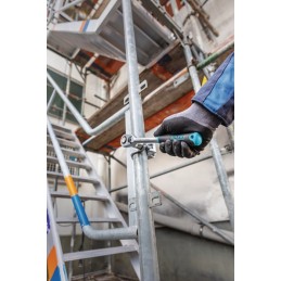 Cliquet réversible 916HPS 1/2 pouce 90 dents manche 2 composants HAZET