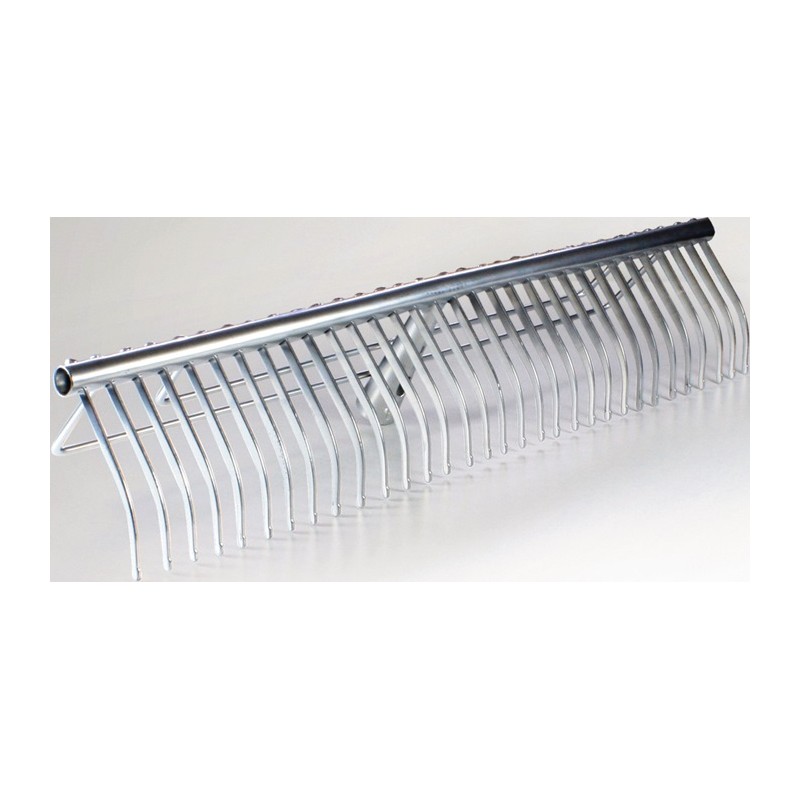 Râteau largeur de travail 600 mm longueur des dents 108 mm 32 dents avec douille conique, sans manche ROMULUS Râteau largeur de travail 600 mm longueur des dents 108 mm 32 dents avec douille conique, sans manche ROMULUS