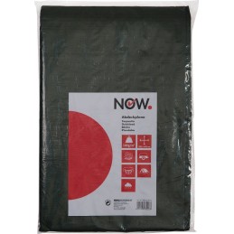 Bâche tissée Super Tarb Standard largeur 4000 x longueur 5000 mm avec des oeillets en aluminium vert olive NOW