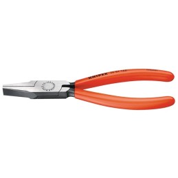 Pince à becs plats DIN ISO 5745 L. totale 140 mm av. revêt.plast. pol.   KNIPEX