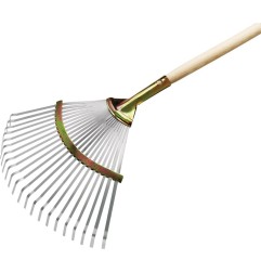 Balai à feuilles largeur de travail 450 mm Acier galvanisé fixe FLORA