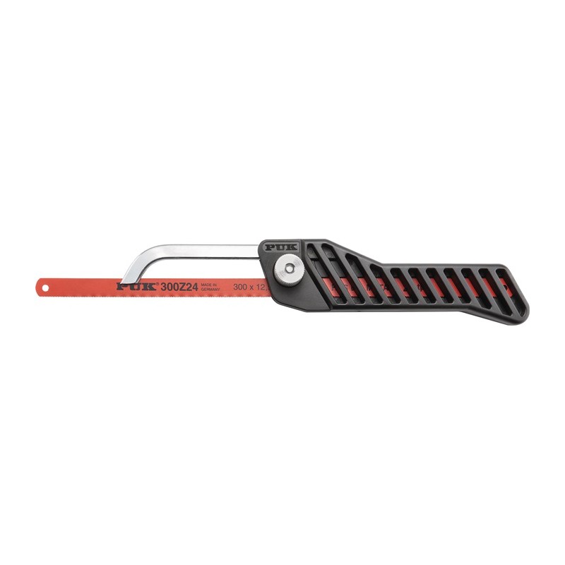 Scie à métaux PUK G25 100 long. totale 313 mm longueur lame 300 mm étrier de guidage galvanisé PUK Scie à métaux PUK G25 100 long. totale 313 mm longueur lame 300 mm étrier de guidage galvanisé PUK