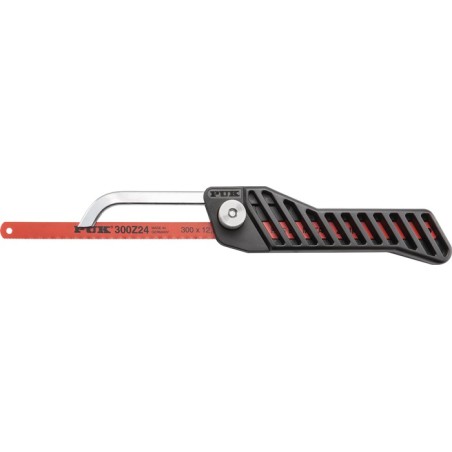 Scie à métaux PUK G25 100 long. totale 313 mm longueur lame 300 mm étrier de guidage galvanisé PUK