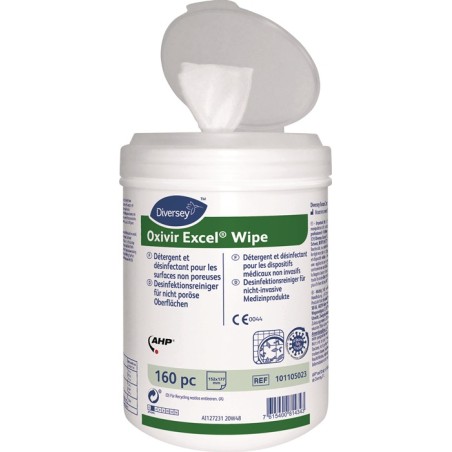 Lingette désinfectante Oxivir® Excel Wipe L177xl152env. mm DIVERSEY