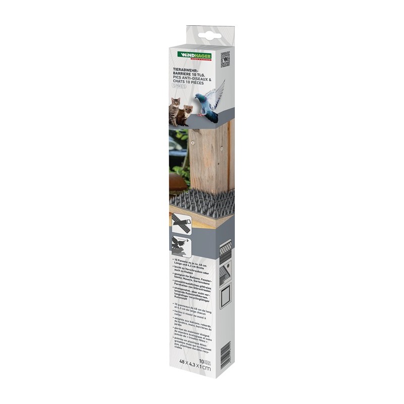 Barrière contre les animaux 10 pann. 49 cm de long, 4,5 cm de large plastique WINDHAGER Barrière contre les animaux 10 pann. 49 cm de long, 4,5 cm de large plastique WINDHAGER