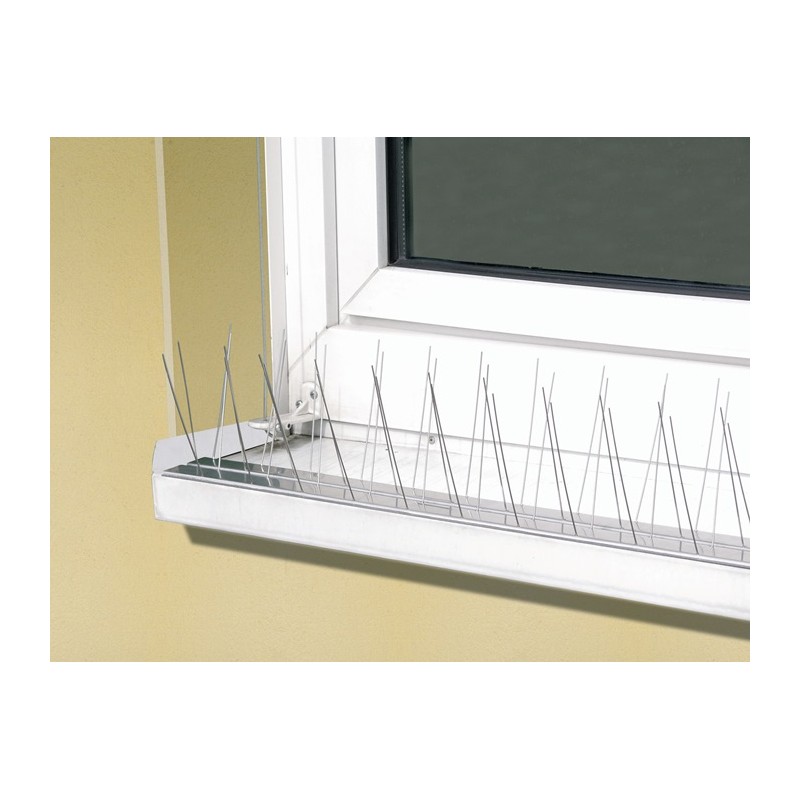 Pics anti pigeons Lg 60 cm de long, 24 pointes aluminium WINDHAGER Pics anti pigeons Lg 60 cm de long, 24 pointes aluminium WINDHAGER