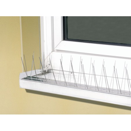 Pics anti pigeons Lg 60 cm de long, 24 pointes aluminium WINDHAGER