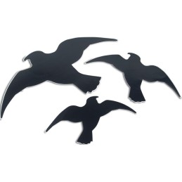 Silhouette doiseau Easy Sticker 3 pièces WINDHAGER