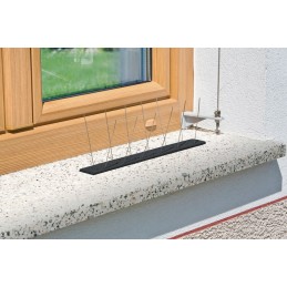 Pics anti pigeons Kit de démarrage protection jusqu'à 1 m, 36 pointes plastique WINDHAGER