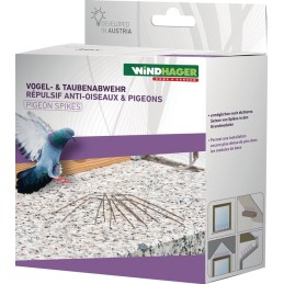 Défense ctre les oiseaux et les pigeons 30 crampons WINDHAGER