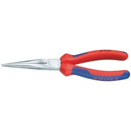 Pince de mécanicien DIN ISO 5745 L. 200 mm forme 1 droite gaines bicomposant chromé  KNIPEX
