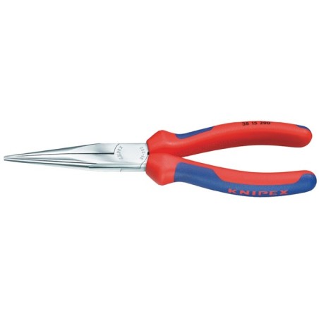 Pince de mécanicien DIN ISO 5745 L. 200 mm forme 1 droite gaines bicomposant chromé  KNIPEX