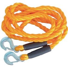 Corde de remorquage en monofilament 2 500 kg Monofilament crochet/crochet longueur 400 cm D. 18 mm