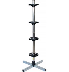 Arbre à jantes p. jantes voit. jusqu'à 295 mm larg.pneu hauteur 1 015 mm/long. pied : 460 mm 2,24 kg