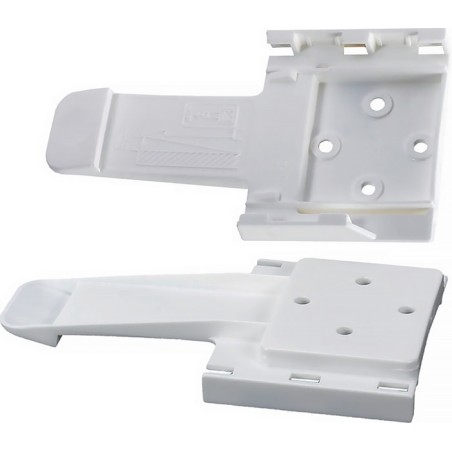 Jeu de support de cales de roue plastique dur L285xl120xH20mm poids 0,09 kg blanc 2 pièces/kit