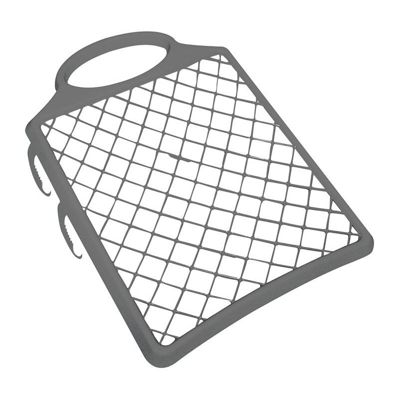 Grille d'essorage/Grille peinture ERGOLINE L320xl280mm polypropylène gris avec poignée et crochet pour seau Grille d'essorage/Grille peinture ERGOLINE L320xl280mm polypropylène gris avec poignée et crochet pour seau