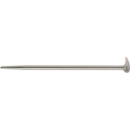 Barre à débosseler longueur 400 mm D. 14 mm nickelé PROMAT