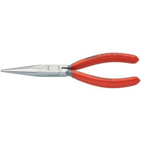 Pince téléphone DIN ISO 5745 L. totale 160 mm poli revêt. en plastique à becs plats, ronds  KNIPEX