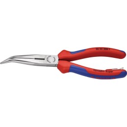 Pince à becs plats, ronds avec oeillet de fixation gaines multicomposant KNIPEX