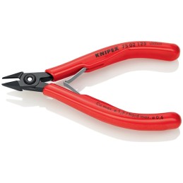 Pince KNIPEX coupante latérale électronique longueur 125 mm forme 0 facette oui KNIPEX
