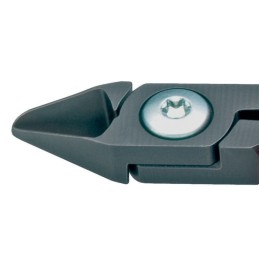 Pince KNIPEX coupante latérale électronique longueur 125 mm forme 0 facette oui KNIPEX