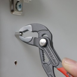 Pince KNIPEX multiprises Cobra® longueur 125 mm envergure 27 mm poli revêtement en plastique KNIPEX