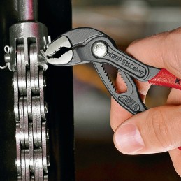 Pince KNIPEX multiprises Cobra® longueur 125 mm envergure 27 mm poli revêtement en plastique KNIPEX