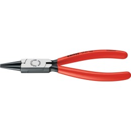 Pince à becs ronds DIN ISO 5745 L. 160 mm tête polie revêtement en plastique  KNIPEX