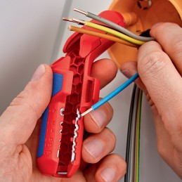 Outil à dénuder KNIPEX universel ErgoStrip® longueur totale 130 mm KNIPEX