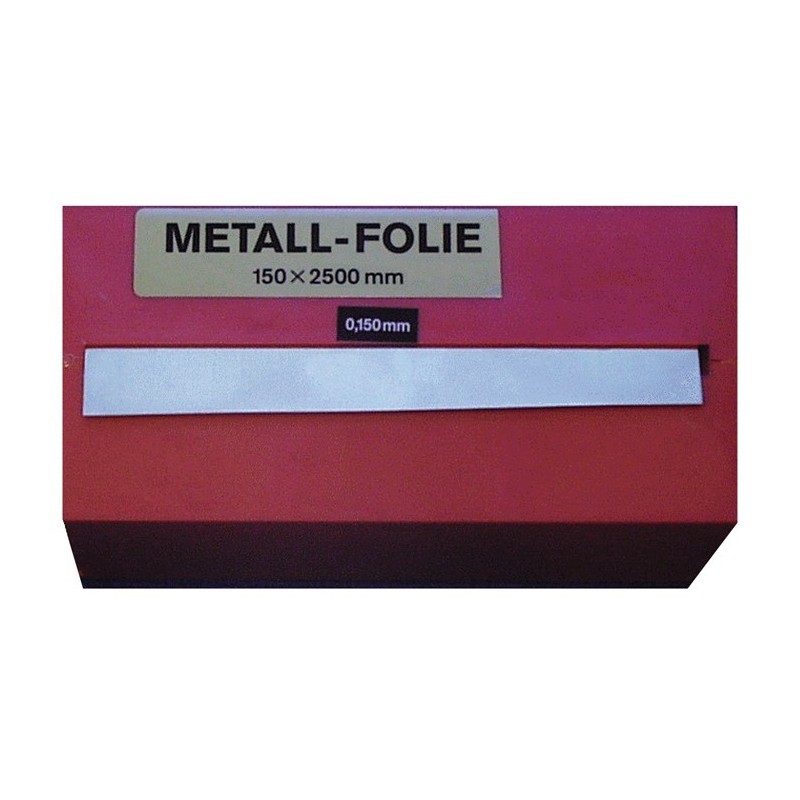Clinquant métallique acier longueur 2500 mm largeur 150 mm