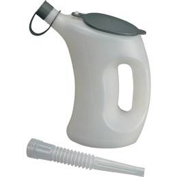 Gobelet gradué avec couv.et capuchon prot./sortie flex HDPE PRESSOL