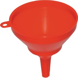 5 x Entonnoirs PE rouge avec tamis 200mm résistant à lhuile/acide/carburant REILANG