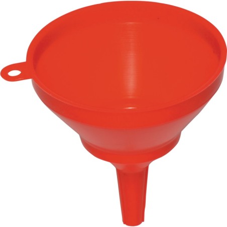 5 x Entonnoirs PE rouge avec tamis 200mm résistant à lhuile/acide/carburant REILANG