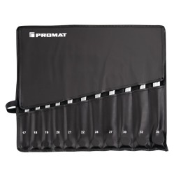 Jeu de clés PROMAT mixtes22 pces ouv. de clé 6-36 mm forme A CV-acier en pochettes pliable