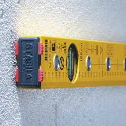 Niveau STABILA à bulles 70 Electric aluminium jaune ± 0.5mm/m