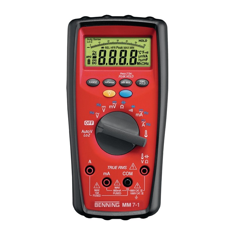 Multimètre MM 7-1 0,0001-1000 V AC/DC TRUE RMS BENNING Multimètre MM 7-1 0,0001-1000 V AC/DC TRUE RMS BENNING