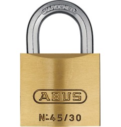 Cadenas cylindrique 45/30 verrouillage multipoints laiton ABUS