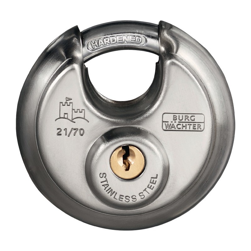 Cadenas cylindrique 21 acier inoxydable fermeture différente BURG-WÄCHTER Cadenas cylindrique 21 acier inoxydable fermeture différente BURG-WÄCHTER