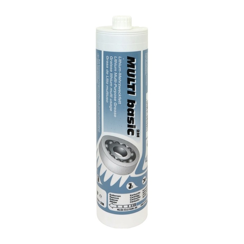 Graisse multiusage au lithium Lube-Shuttle® MULTI basic 2M 500 g clair cartouche vissable MATO Graisse multiusage au lithium Lube-Shuttle® MULTI basic 2M 500 g clair cartouche vissable MATO