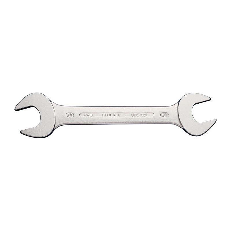Clé à fourche 6 4 x 5 mm longueur 100 mm chromé GEDORE Clé à fourche 6 4 x 5 mm longueur 100 mm chromé GEDORE