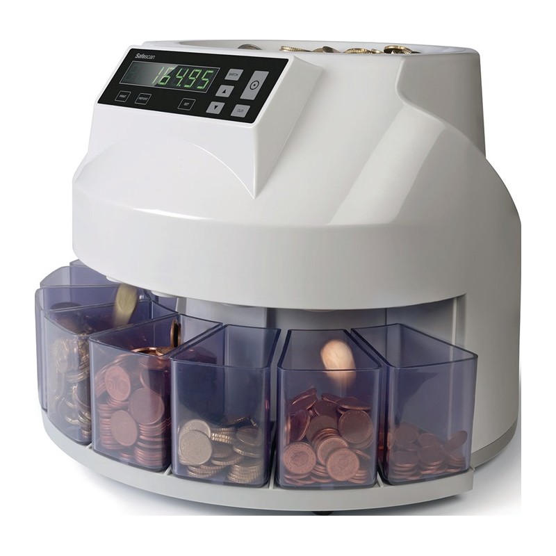 Trieuse de pièces avec dispositif de vidange SAFESCAN Trieuse de pièces avec dispositif de vidange SAFESCAN