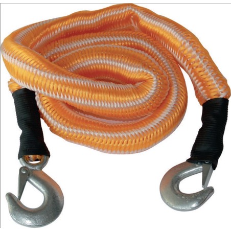 Câble de remorquage pour voitures Super Stretch 2 800 kg polypropylène crochet/crochet longueur 400 cm D. 20 mm