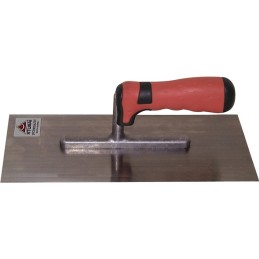 Platoir longueur 280 mm largeur 130 mm Poignée bicomposant denture 8x8 acier feuillard épaisseur 0,75 mm STUBAI