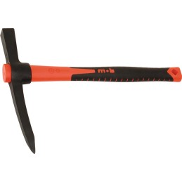 Mini pioche Ultratec poids 450 g poids de la tête longueur 370 mm pointe et brise-roches PEDDINGHAUS