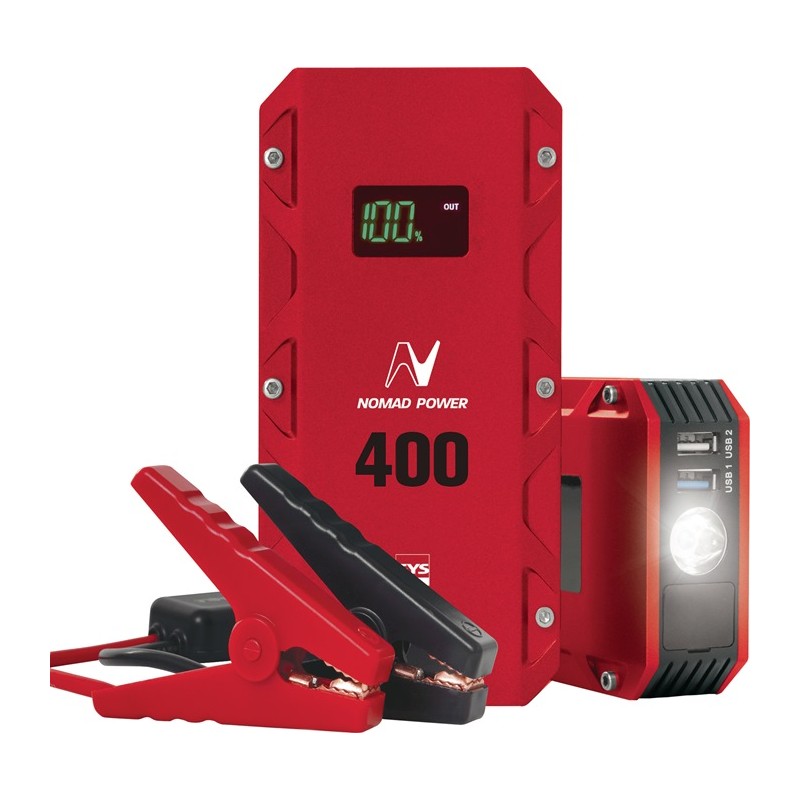 Booster au lithium NOMAD POWER 400 tension de charge 12 V courant de départ 500 A GYS Booster au lithium NOMAD POWER 400 tension de charge 12 V courant de départ 500 A GYS