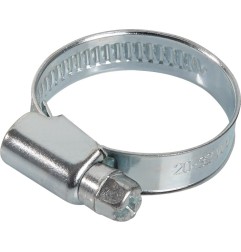 100 Colliers tuyau 16-27 mm W1 largeur de bande 9 mm sachet PROMAT