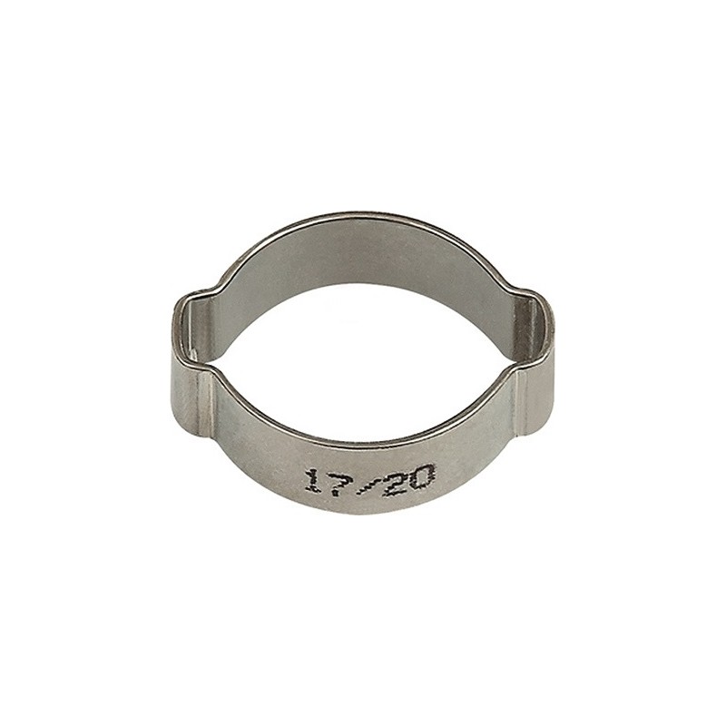 50 Pinces à tuyau 17-20 mm, 2 oreilles acier inoxydable 1.4301 (W4) plage de serrage 17-20 mm 50 pièces/sachet RIEGLER 50 Pinces à tuyau 17-20 mm, 2 oreilles acier inoxydable 1.4301 (W4) plage de serrage 17-20 mm 50 pièces/sachet RIEGLER