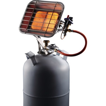 Chauffage radiant HGS 4400/1 P 2,6-4,4 kW réglable en continu env. 320 g/h 50 mb
