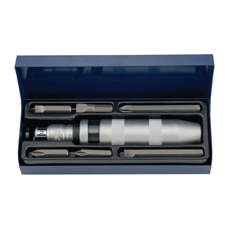 Jeu de desserrage de vis 8 pièces 1/2 po. dans coffret en tôle d’acier PROMAT Jeu de desserrage de vis 8 pièces 1/2 po. dans coffret en tôle d’acier PROMAT