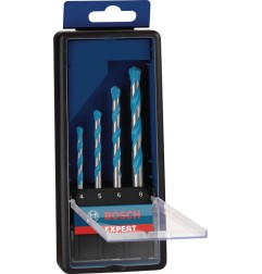 Jeu de forets/mèches Expert MultiConstruction CYL-9 4 pièces 4/5/6/8 mm cylindrique